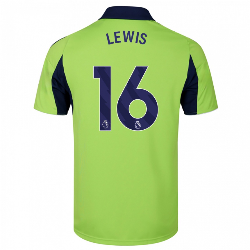 גברים כדורגל Milla Lewis #16 ירוק נייבי לבן הרחק ג'רזי 2025/26