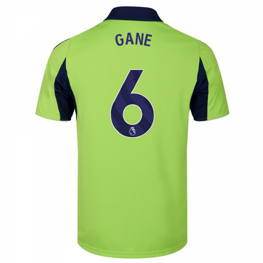 גברים כדורגל Evie Gane #6 ירוק נייבי לבן הרחק ג'רזי 2025/26