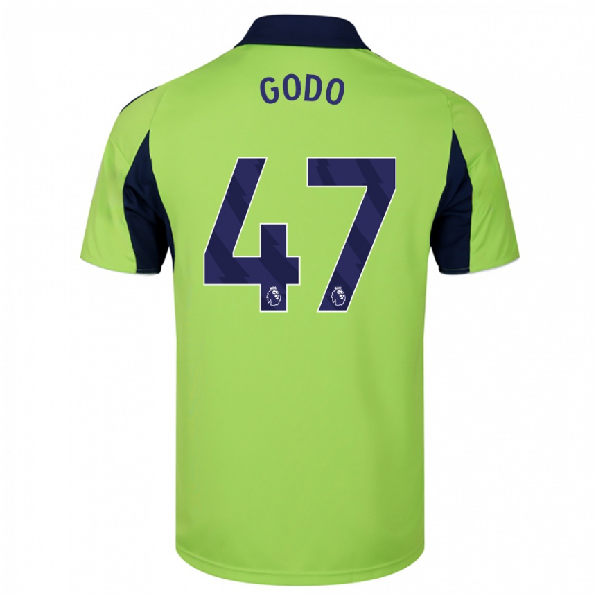 גברים כדורגל Martial Godo #47 ירוק נייבי לבן הרחק ג'רזי 2025/26