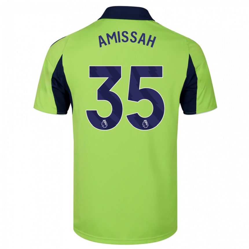 גברים כדורגל Sam Amissah #35 ירוק נייבי לבן הרחק ג'רזי 2025/26