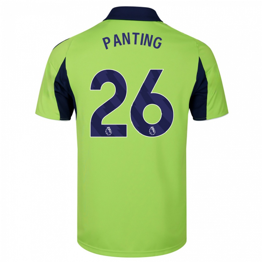 גברים כדורגל Rachel Panting #26 ירוק נייבי לבן הרחק ג'רזי 2025/26