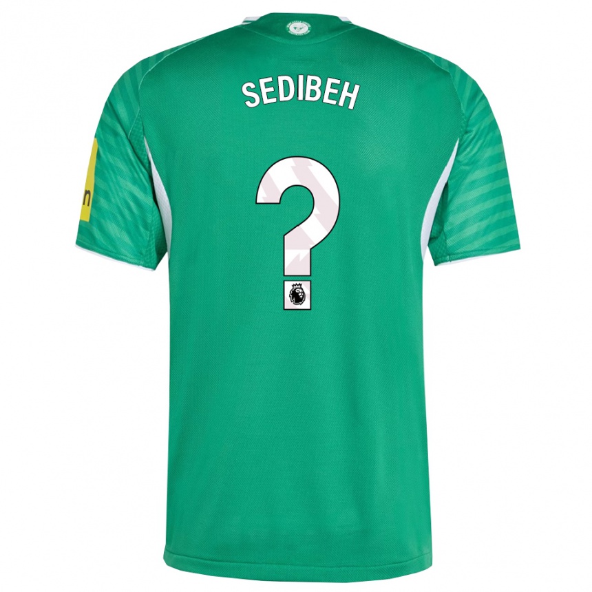 גברים כדורגל Mo Sedibeh #0 ירוק לבן הרחק ג'רזי 2025/26
