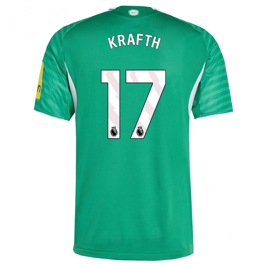 גברים כדורגל אמיל קראפט #17 ירוק לבן הרחק ג'רזי 2025/26