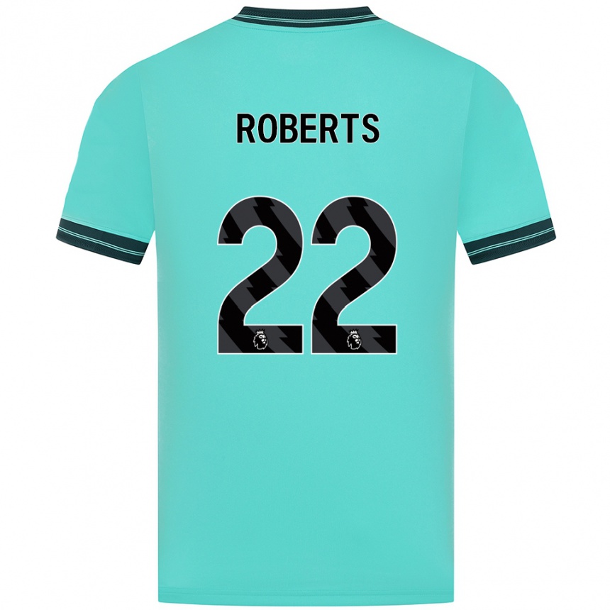גברים כדורגל Beth Roberts #22 תכלת ירוק הרחק ג'רזי 2025/26