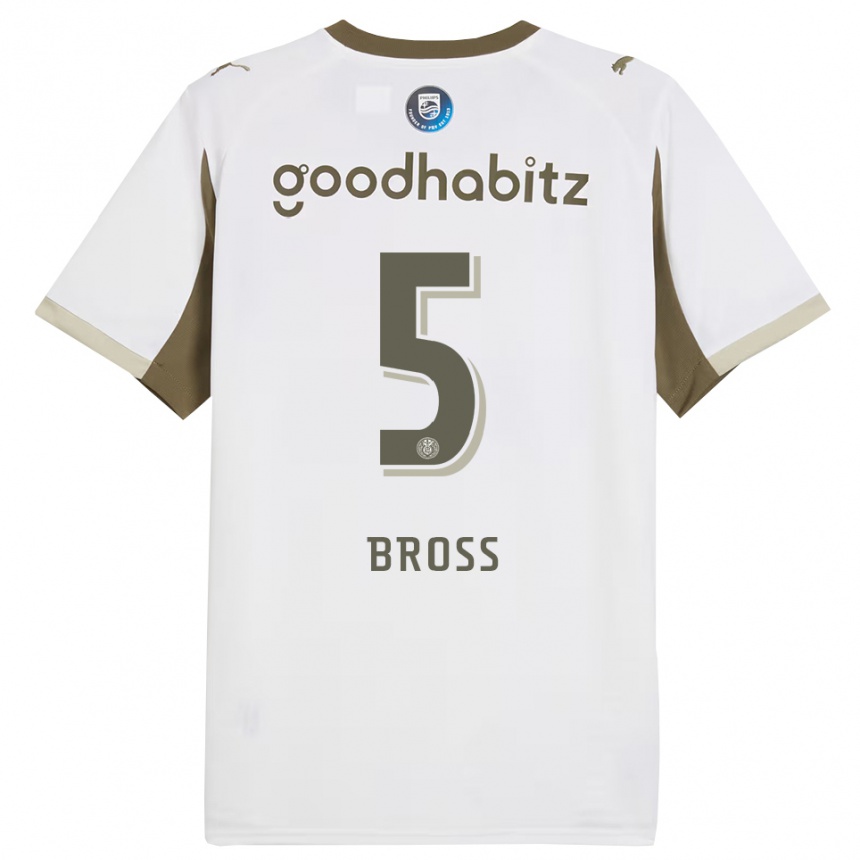גברים כדורגל מלאני ברוס #5 לבן אפור ג'רזי קיט שלישי 2025/26 גברים כדורגל מלאני ברוס #5 לבן אפור ג'רזי קיט שלישי 2025/26