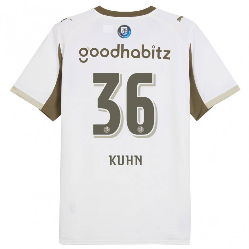 גברים כדורגל ווסל קון #36 לבן אפור ג'רזי קיט שלישי 2025/26