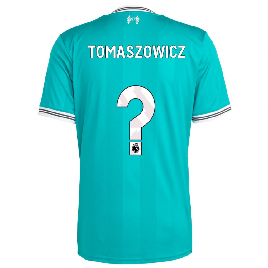 גברים כדורגל Aiden Tomaszowicz #0 ירוק לבן ג'רזי קיט שלישי 2025/26