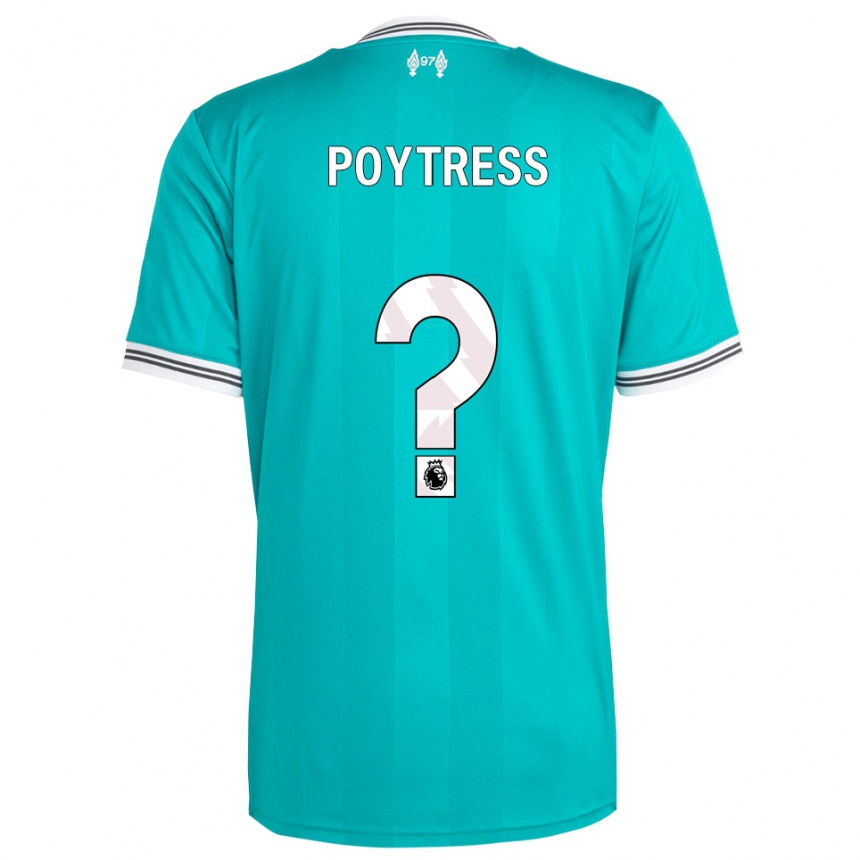 גברים כדורגל Jacob Poytress #0 ירוק לבן ג'רזי קיט שלישי 2025/26