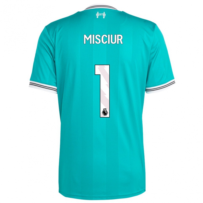 גברים כדורגל קורנל מישיור #1 ירוק לבן ג'רזי קיט שלישי 2025/26