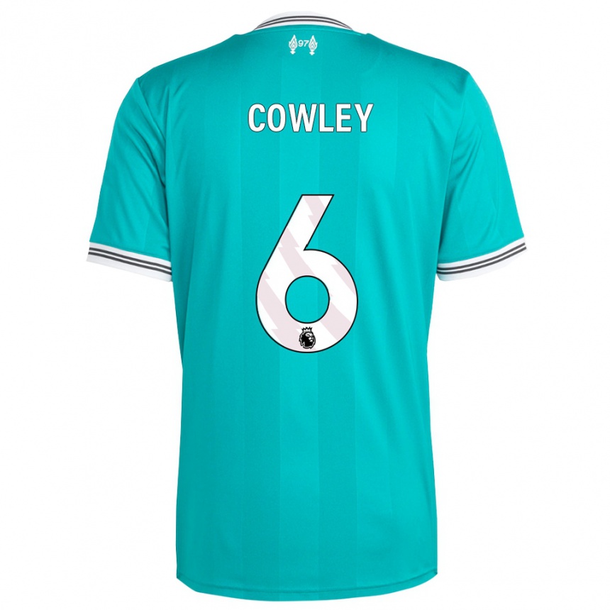 גברים כדורגל Ryan Cowley #6 ירוק לבן ג'רזי קיט שלישי 2025/26