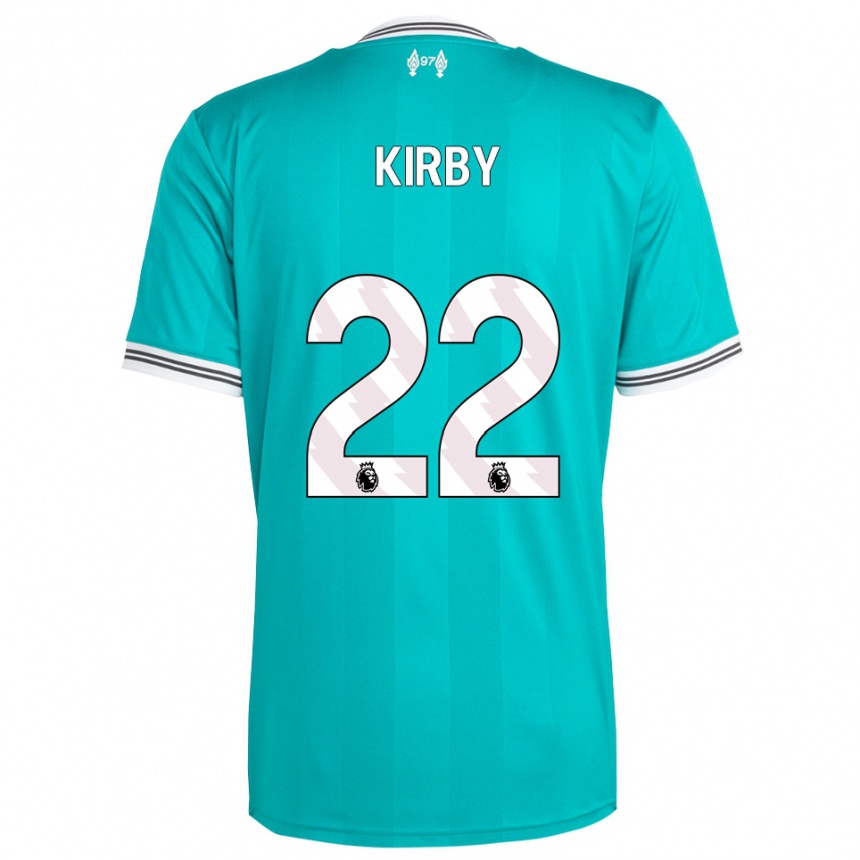 גברים כדורגל פיי קירבי #22 ירוק לבן ג'רזי קיט שלישי 2025/26