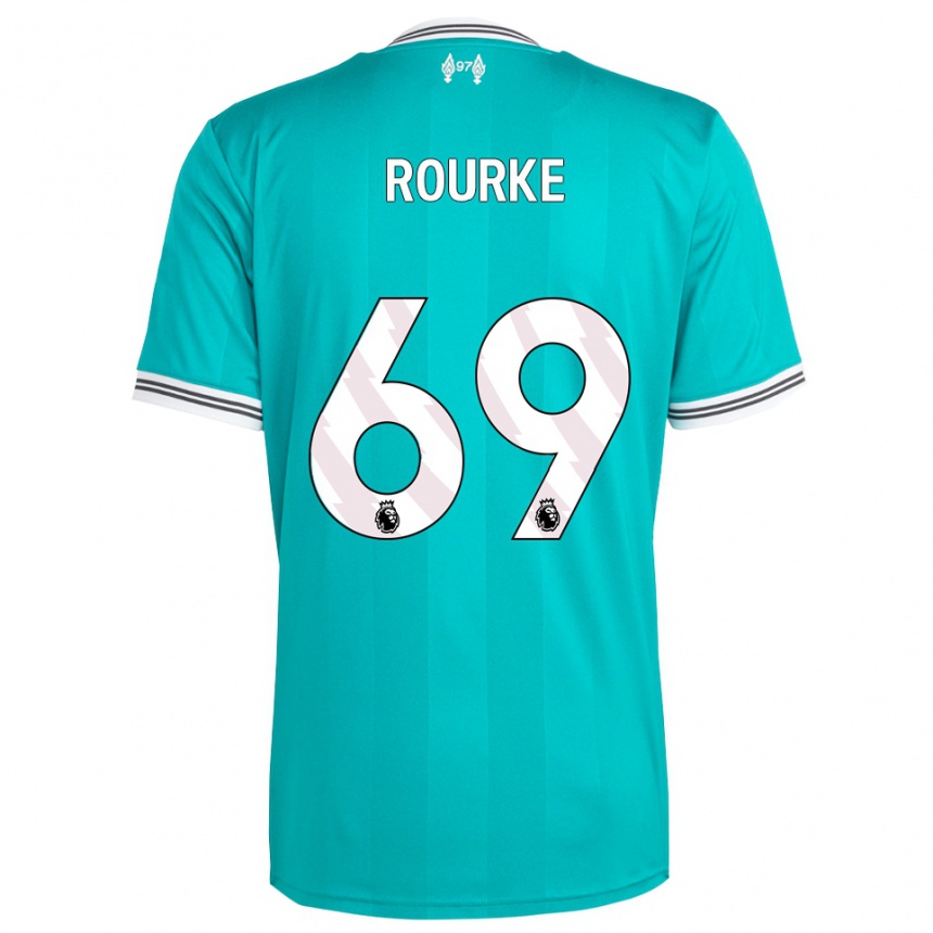 גברים כדורגל פידל או'רורק #69 ירוק לבן ג'רזי קיט שלישי 2025/26