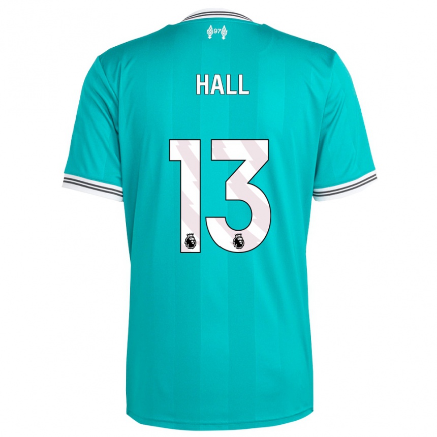 גברים כדורגל Bailey Hall #13 ירוק לבן ג'רזי קיט שלישי 2025/26