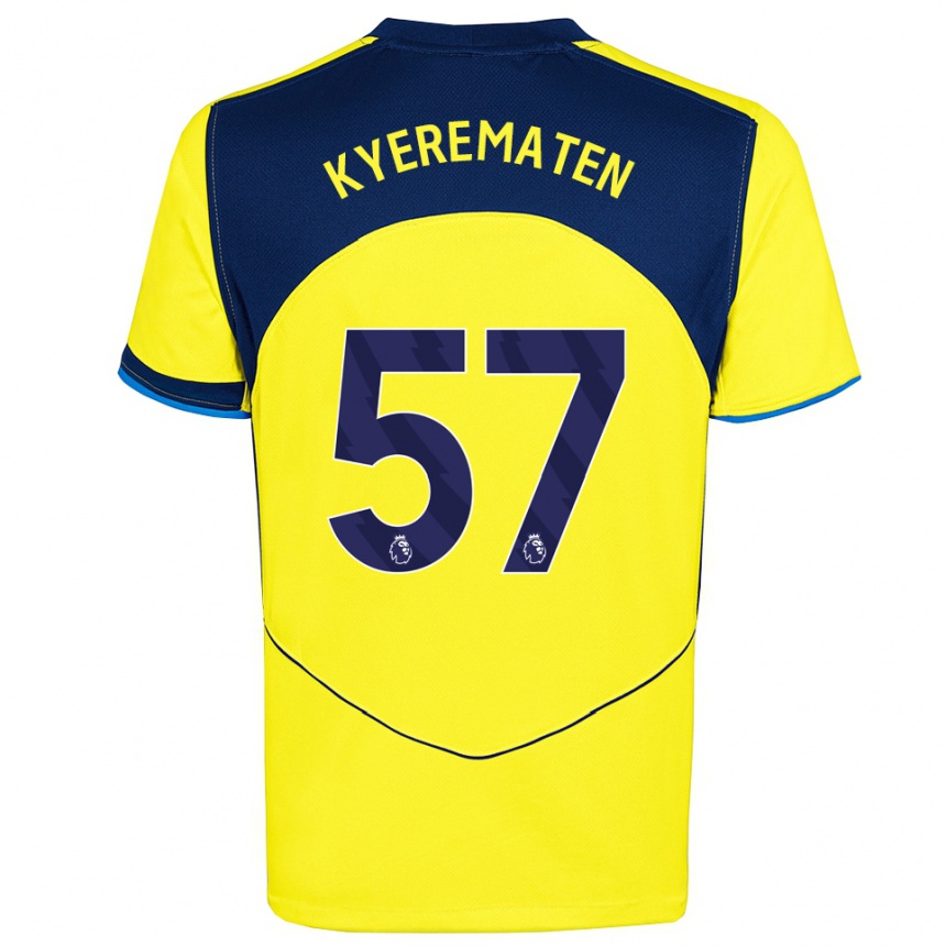 גברים כדורגל ריו קירמטן #57 צהוב נייבי ג'רזי קיט שלישי 2025/26