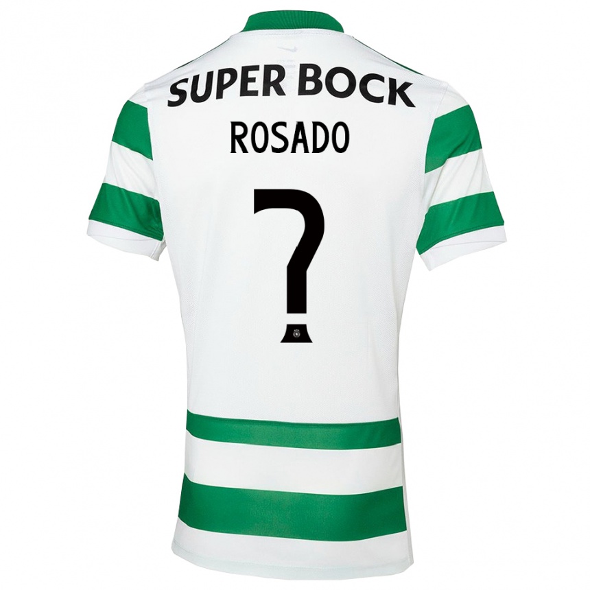 נשים כדורגל Alexandre Rosado #0 ירוק לבן ג'רזי ביתית 2025/26