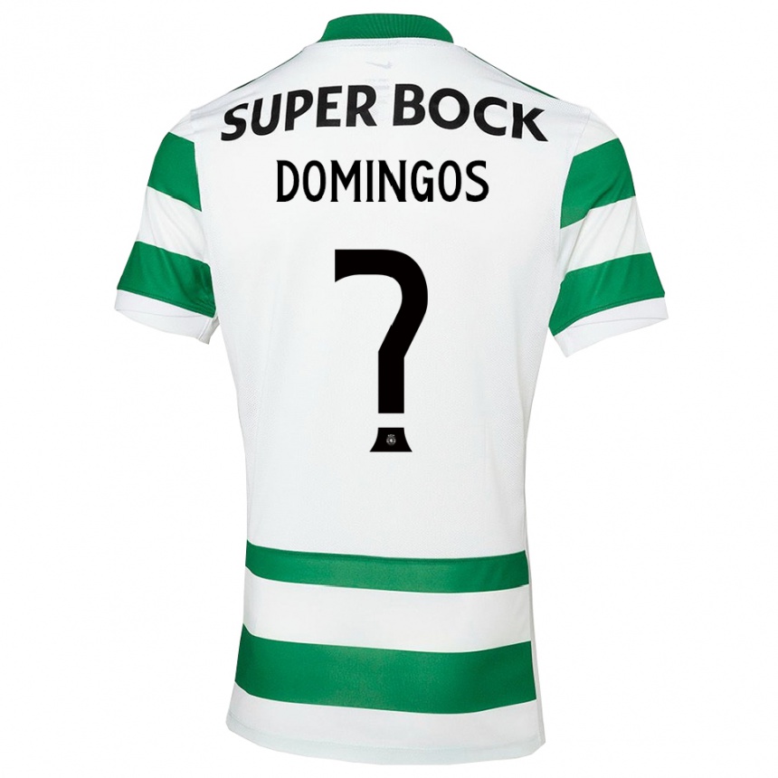 נשים כדורגל Estefanio Domingos #0 ירוק לבן ג'רזי ביתית 2025/26