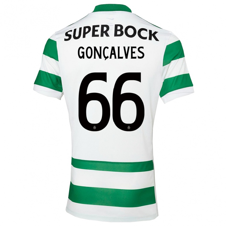 נשים כדורגל Iara Gonçalves #66 ירוק לבן ג'רזי ביתית 2025/26