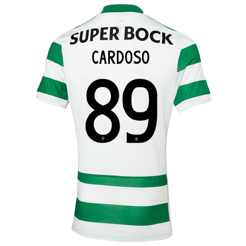 נשים כדורגל Nilton Cardoso #89 ירוק לבן ג'רזי ביתית 2025/26
