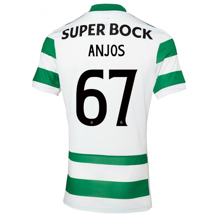נשים כדורגל לוקאס אנג'וס #67 ירוק לבן ג'רזי ביתית 2025/26