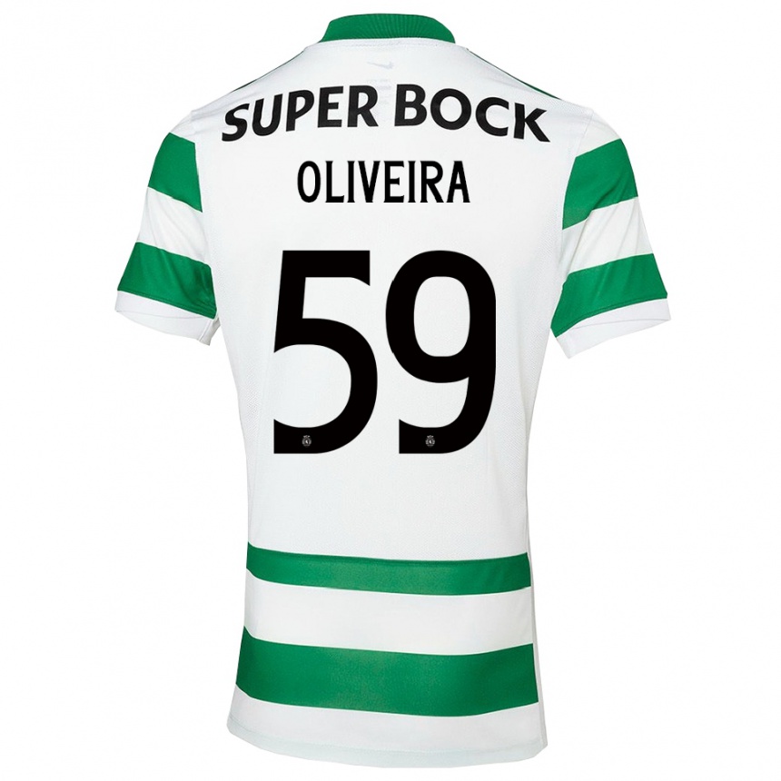 נשים כדורגל Kauã Oliveira #59 ירוק לבן ג'רזי ביתית 2025/26