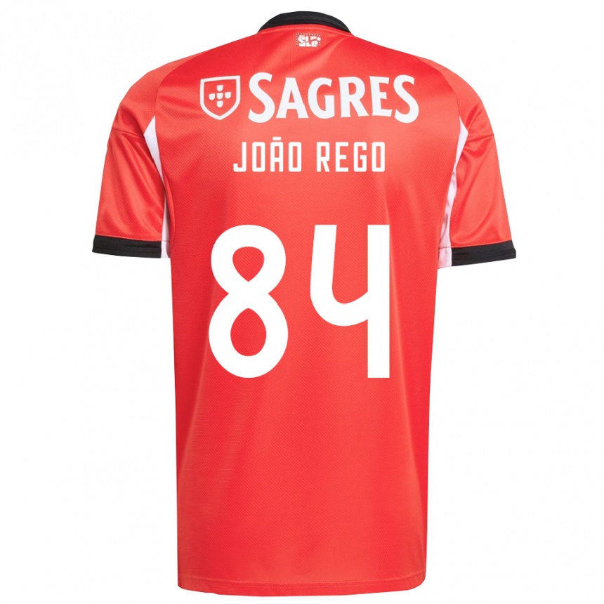 נשים כדורגל ז׳ואאו פדרו סנו לואיס רגו #84 אדום לבן ג'רזי ביתית 2025/26