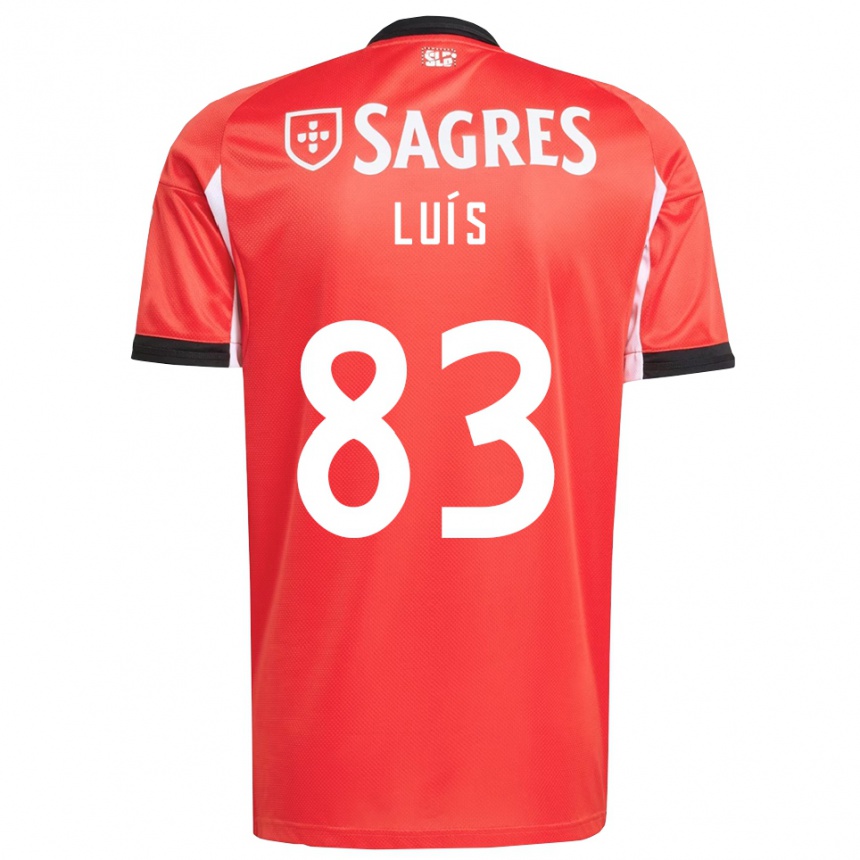 נשים כדורגל רפאל לואיס #83 אדום לבן ג'רזי ביתית 2025/26