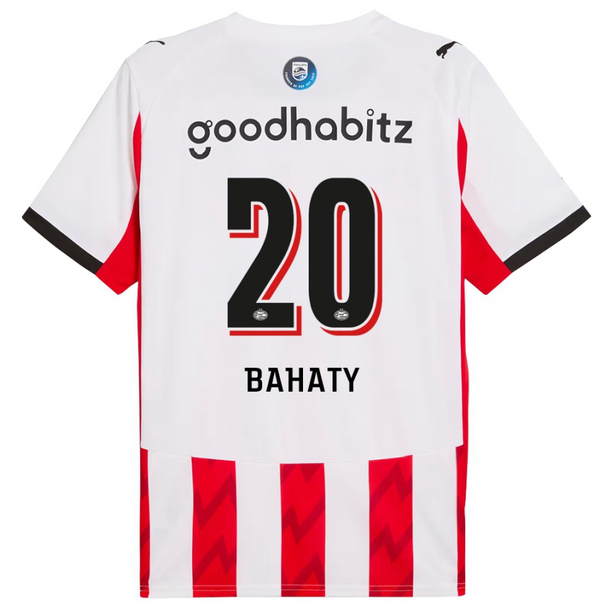 נשים כדורגל Manuel Bahaty #20 אדום לבן ג'רזי ביתית 2025/26