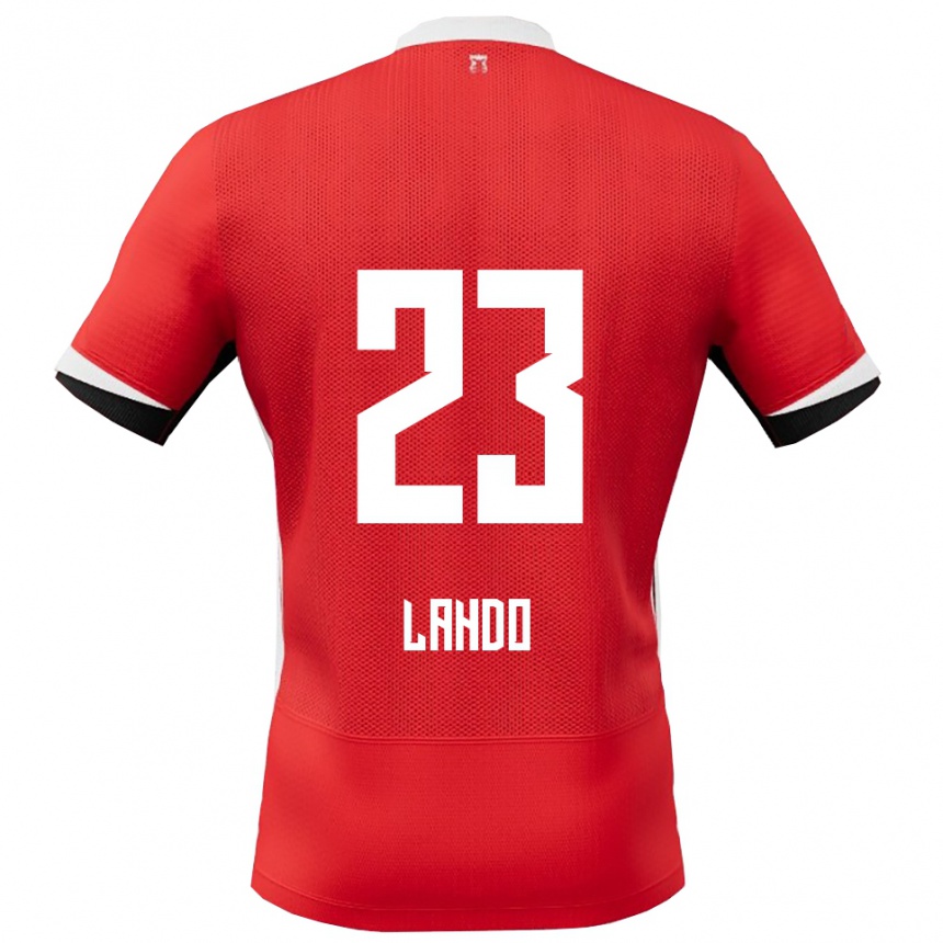 נשים כדורגל Mayckel Lahdo #23 אדום לבן ג'רזי ביתית 2025/26