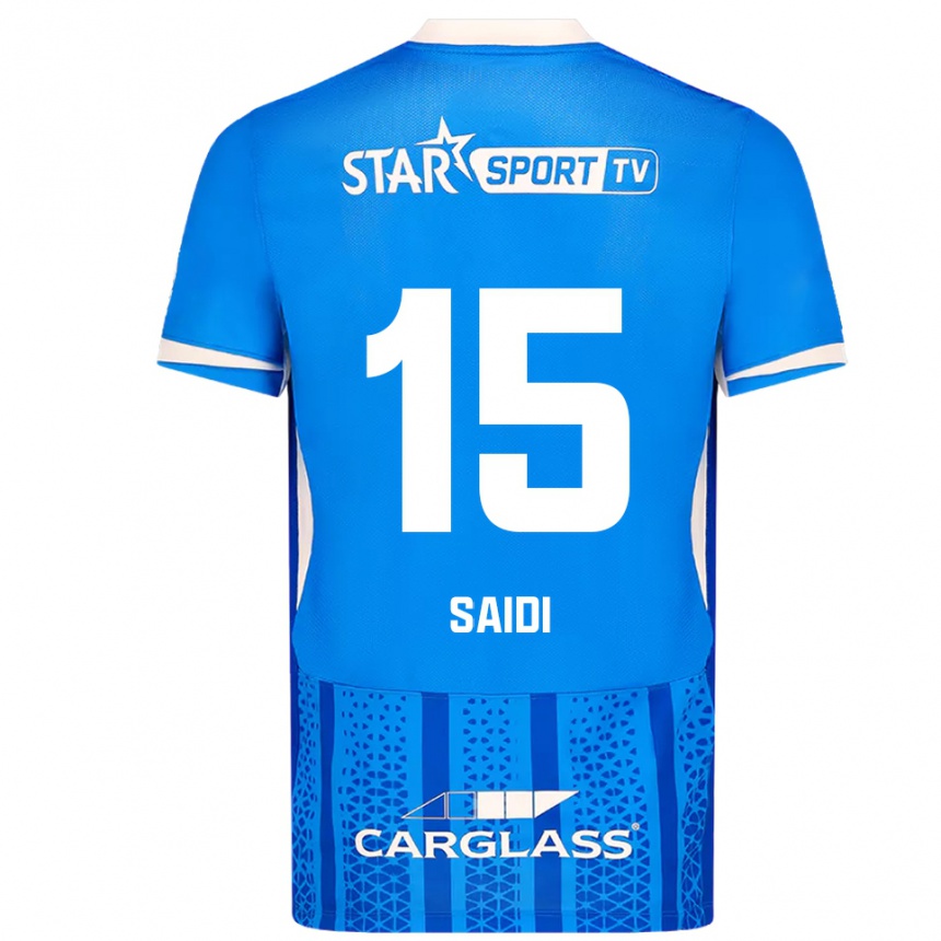 נשים כדורגל Assil Saidi #15 כחול לבן ג'רזי ביתית 2025/26