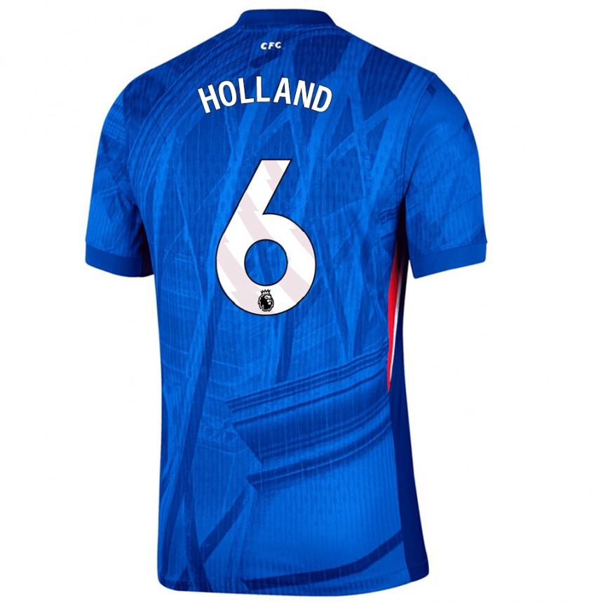 נשים כדורגל Charlie Holland #6 כחול לבן ג'רזי ביתית 2025/26