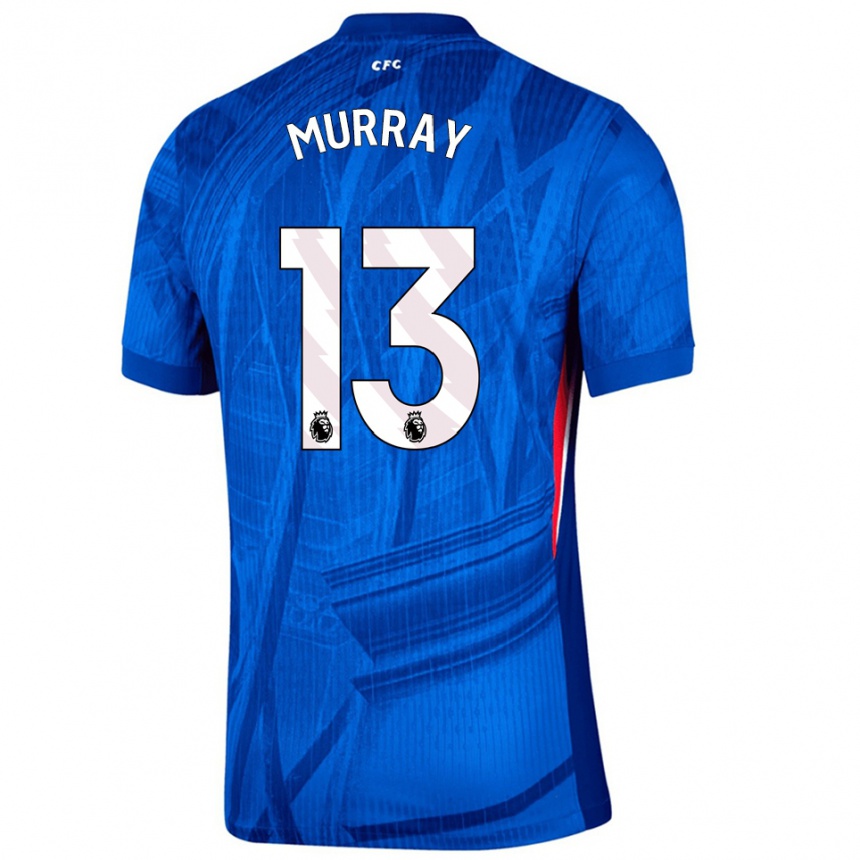 נשים כדורגל Jake Murray #13 כחול לבן ג'רזי ביתית 2025/26