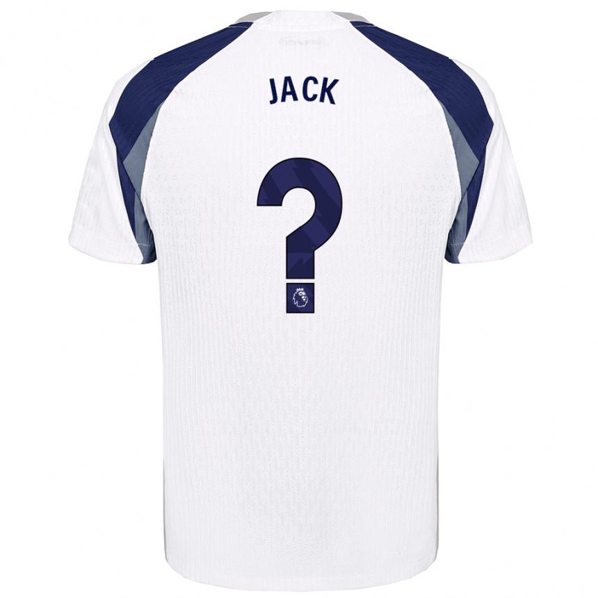 נשים כדורגל Mikel Jack #0 לבן נייבי ג'רזי ביתית 2025/26