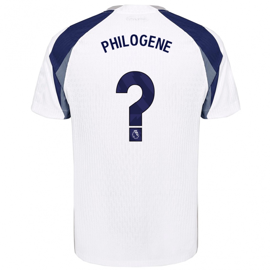 נשים כדורגל Blake Philogene #0 לבן נייבי ג'רזי ביתית 2025/26