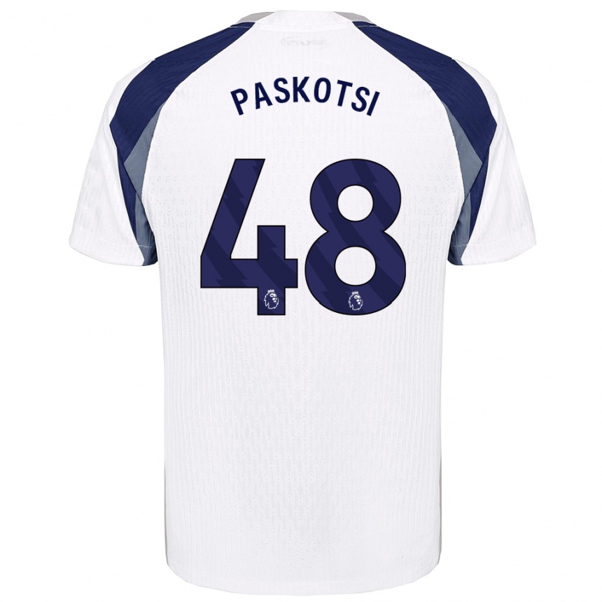 נשים כדורגל מקסים פסקוטשי #48 לבן נייבי ג'רזי ביתית 2025/26