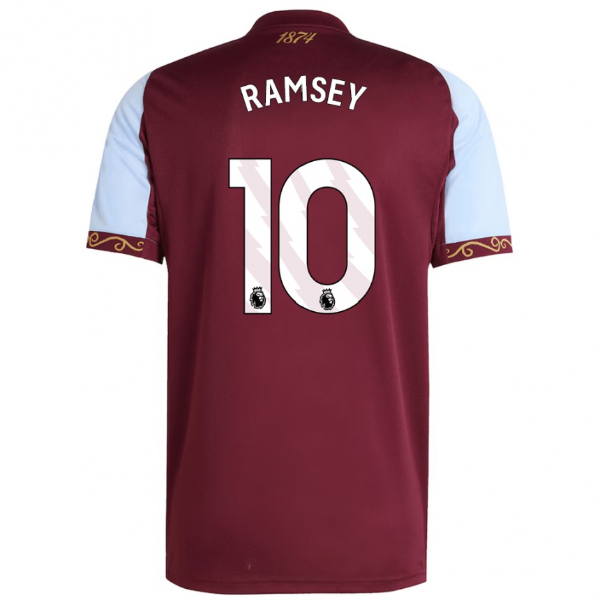 נשים כדורגל Cole Ramsey #10 בורדו תכלת ג'רזי ביתית 2025/26