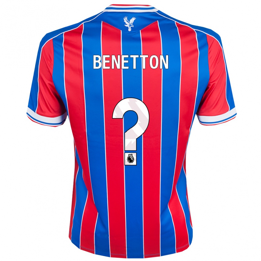 נשים כדורגל Lucca Benetton #0 כחול אדום לבן ג'רזי ביתית 2025/26