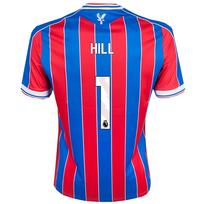 נשים כדורגל Marcus Hill #1 כחול אדום לבן ג'רזי ביתית 2025/26