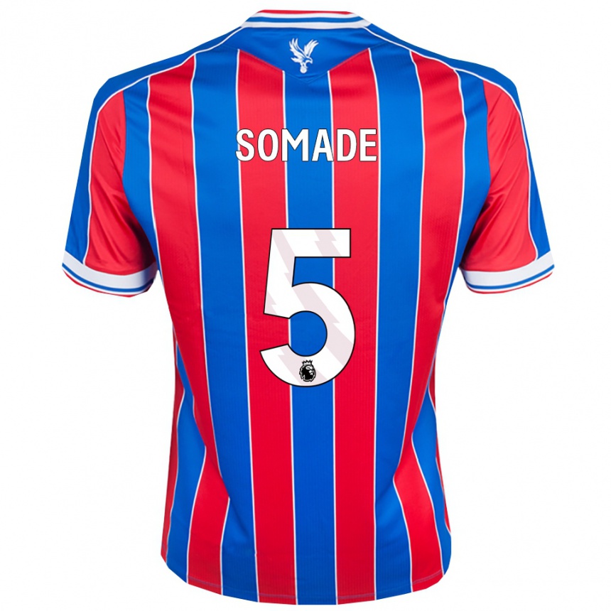 נשים כדורגל Sean Somade #5 כחול אדום לבן ג'רזי ביתית 2025/26