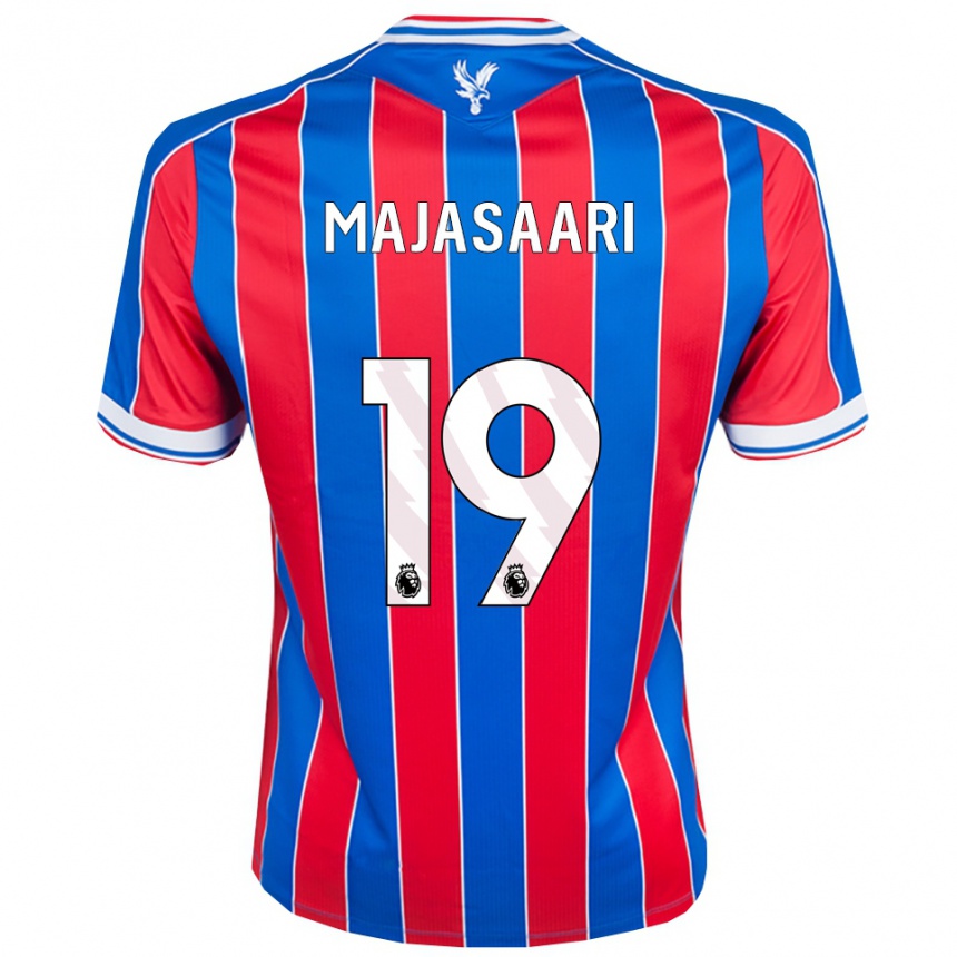נשים כדורגל Milla-Maj Majasaari #19 כחול אדום לבן ג'רזי ביתית 2025/26