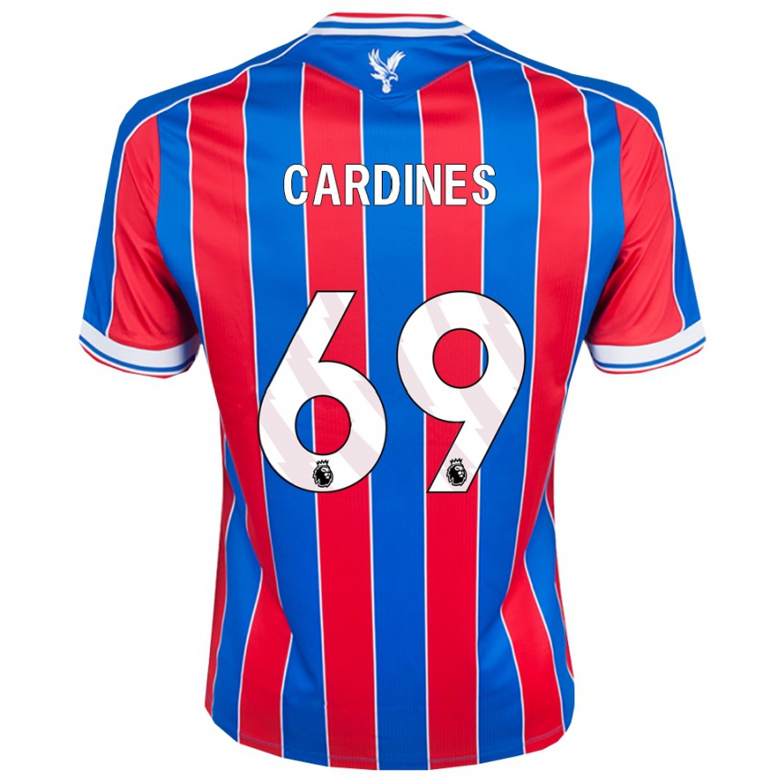נשים כדורגל Rio Cardines #69 כחול אדום לבן ג'רזי ביתית 2025/26