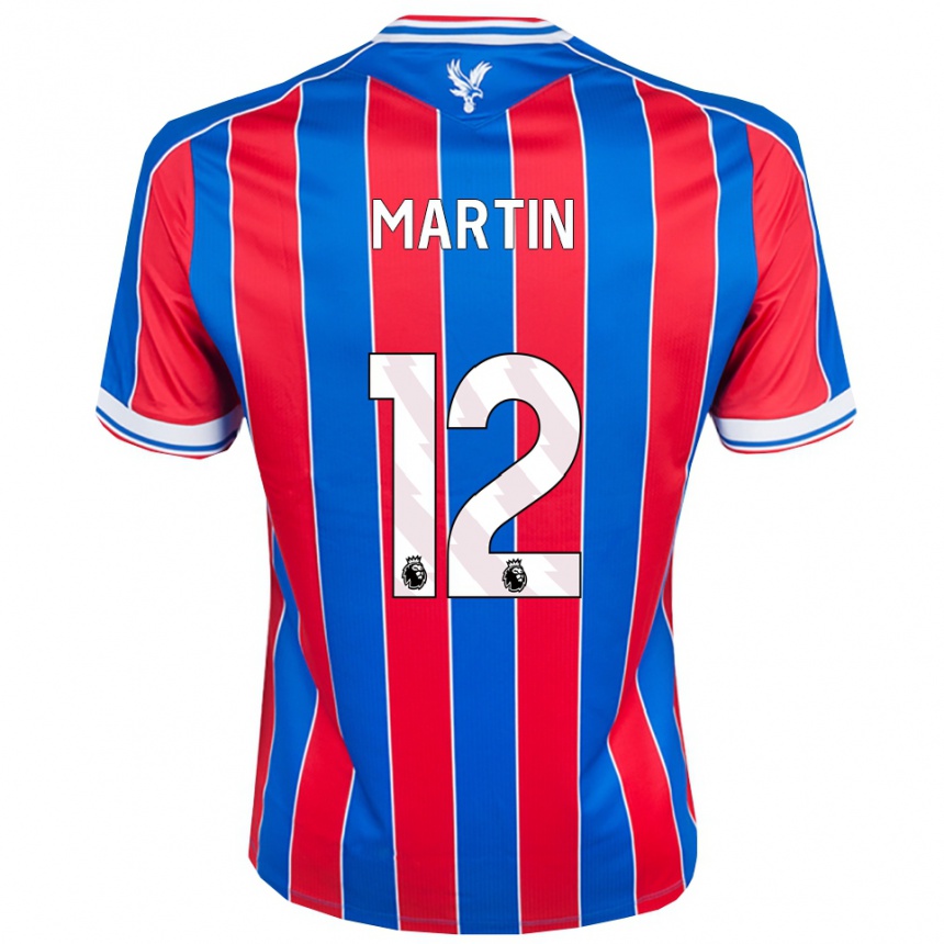נשים כדורגל Donte Martin #12 כחול אדום לבן ג'רזי ביתית 2025/26