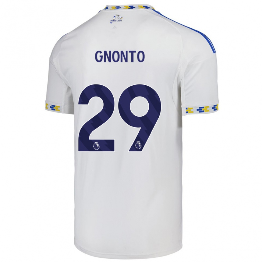נשים כדורגל וילפריד ניונטו #29 לבן כחול ג'רזי ביתית 2025/26