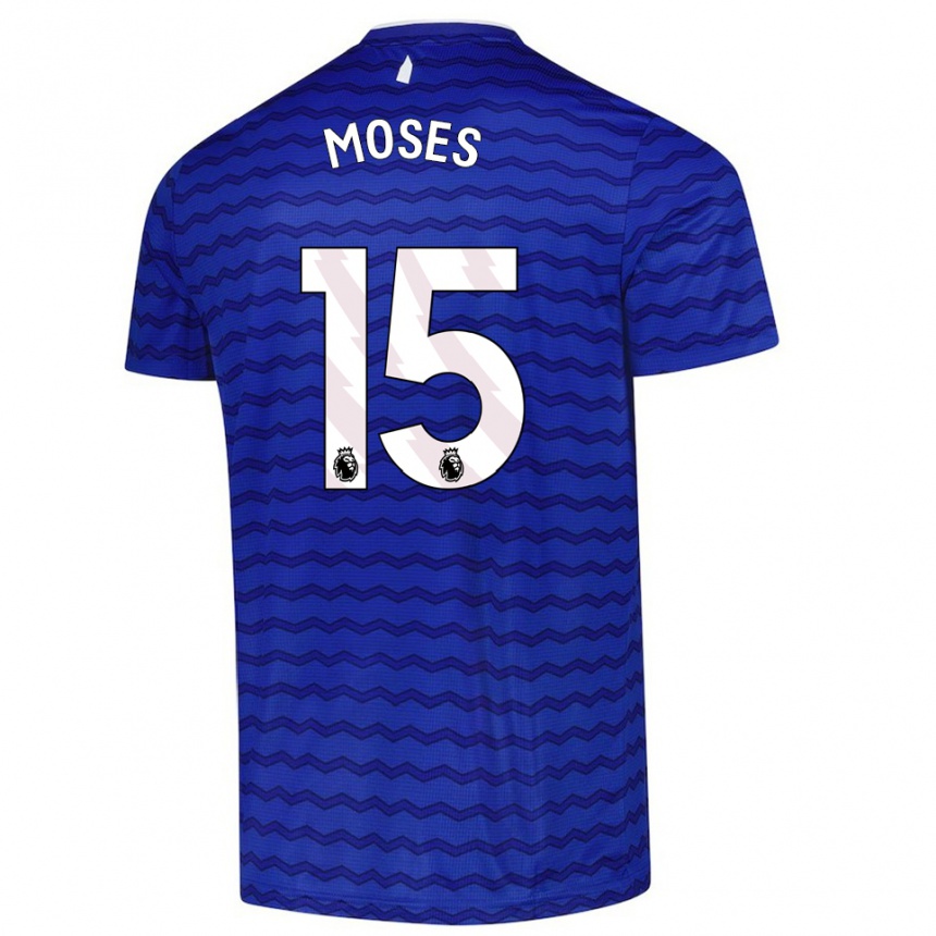נשים כדורגל Amari Moses #15 כחול נייבי ג'רזי ביתית 2025/26