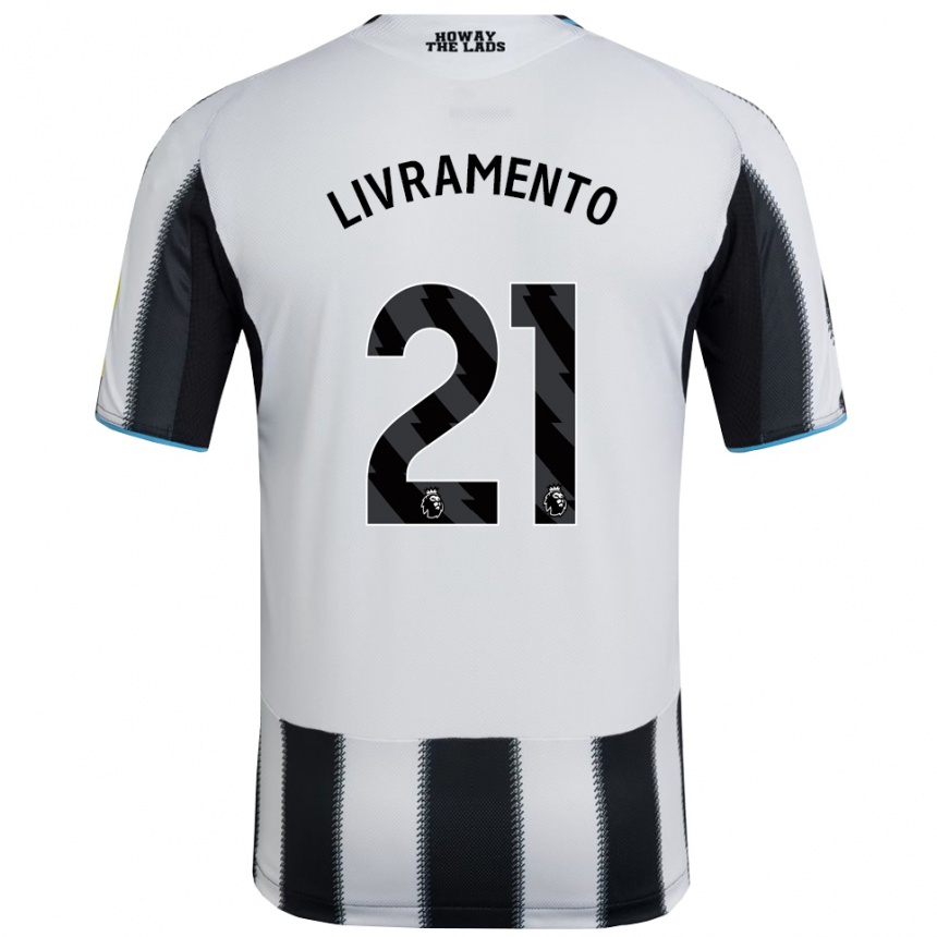 נשים כדורגל טינו ליברמנטו #21 שחור לבן ג'רזי ביתית 2025/26