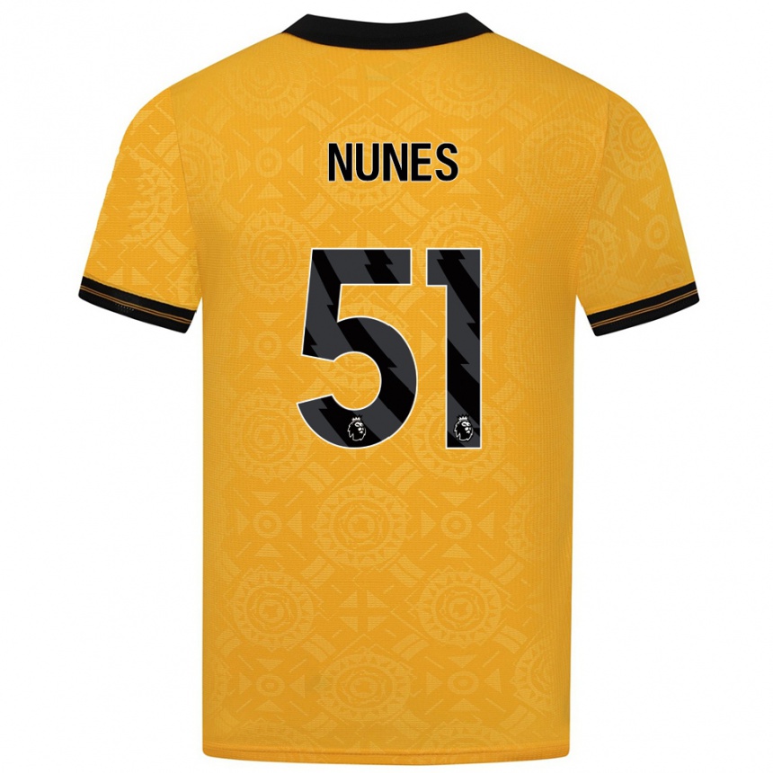 נשים כדורגל Grazi Nunes #51 צהוב שחור ג'רזי ביתית 2025/26