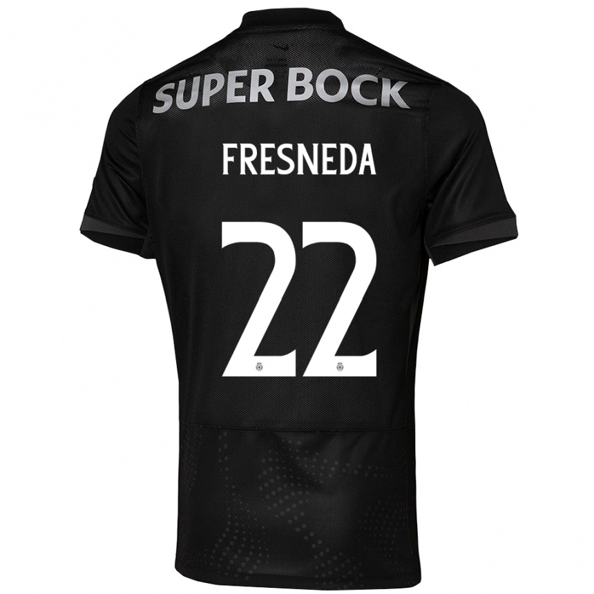 נשים כדורגל איבן פרסנדה #22 שחור לבן הרחק ג'רזי 2025/26