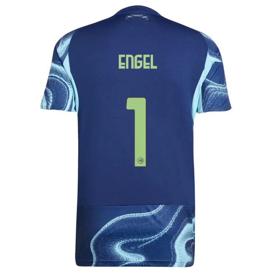 נשים כדורגל Mark Engel #1 נייבי תכלת הרחק ג'רזי 2025/26
