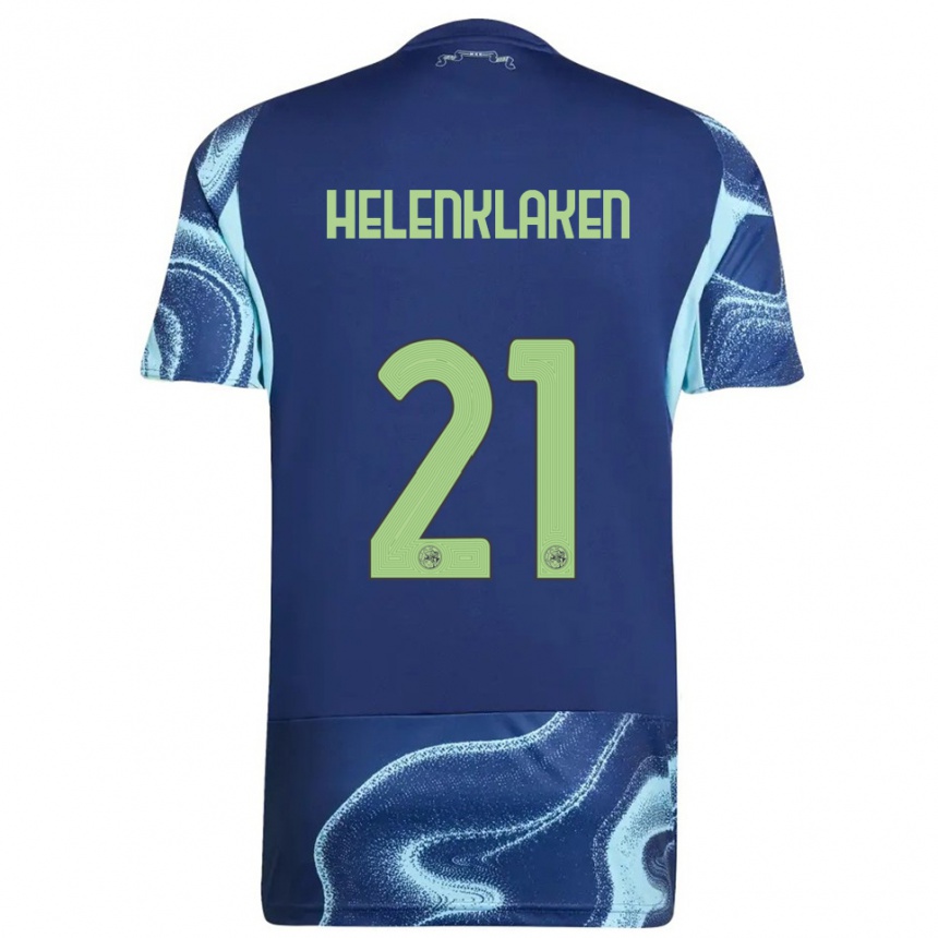 נשים כדורגל Sjors Helenklaken #21 נייבי תכלת הרחק ג'רזי 2025/26