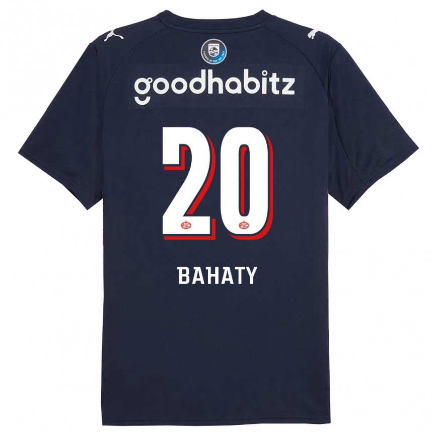 נשים כדורגל Manuel Bahaty #20 נייבי לבן הרחק ג'רזי 2025/26