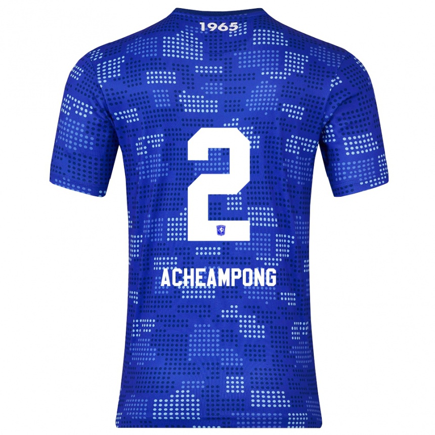 נשים כדורגל Sage Acheampong #2 כחול תכלת הרחק ג'רזי 2025/26